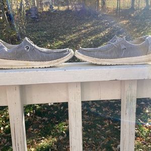 Womens grey hey dudes shoe